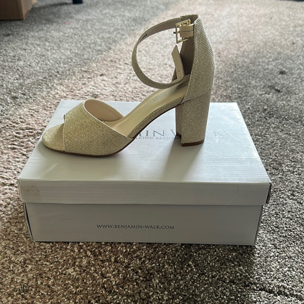 Benjamin Walk Champagne Heels
